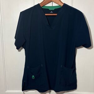 Carhartt Force Modern Fit Women's Scrubs Navy Blue